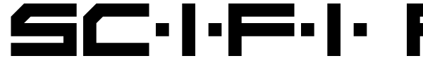 Scifi Adventure font preview